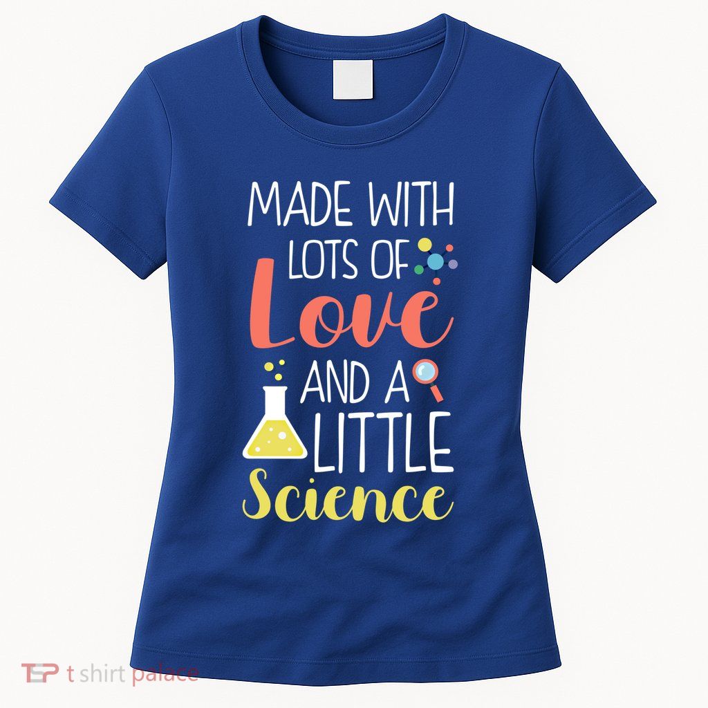 Ivf Transfer Day Love And Science Lucky Gift Womens T-Shirt