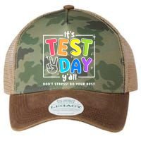 It's Test Day Yall Funny School Testing Exam Motivation Legacy Tie Dye Trucker Hat