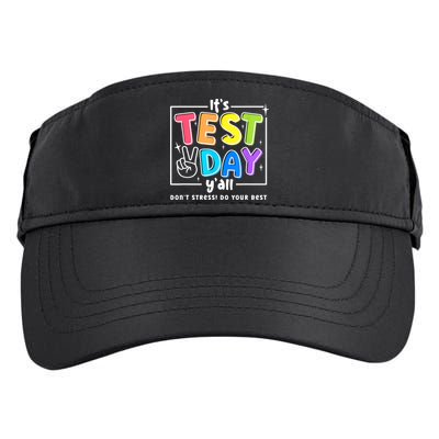 It's Test Day Yall Funny School Testing Exam Motivation Adult Drive Performance Visor