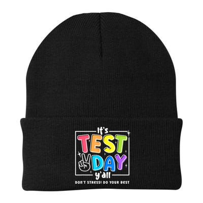 It's Test Day Yall Funny School Testing Exam Motivation Beanie