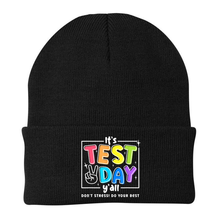 It's Test Day Yall Funny School Testing Exam Motivation Beanie