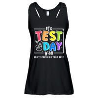 It's Test Day Yall Funny School Testing Exam Motivation Ladies Essential Flowy Tank