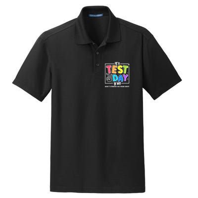 It's Test Day Yall Funny School Testing Exam Motivation Dry Zone Grid Polo