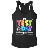 It's Test Day Yall Funny School Testing Exam Motivation Ladies PosiCharge Competitor Racerback Tank