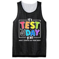 It's Test Day Yall Funny School Testing Exam Motivation Mesh Reversible Basketball Jersey Tank