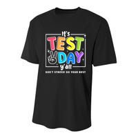 It's Test Day Yall Funny School Testing Exam Motivation Youth Performance Sprint T-Shirt