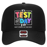 It's Test Day Yall Funny School Testing Exam Motivation Trucker Hat