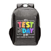 It's Test Day Yall Funny School Testing Exam Motivation Vector Backpack