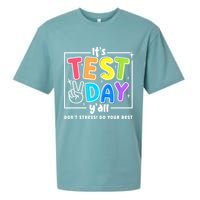 It's Test Day Yall Funny School Testing Exam Motivation Sueded Cloud Jersey T-Shirt