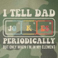 I Tell Dad Jokes Periodically Element Legacy Tie Dye Trucker Hat