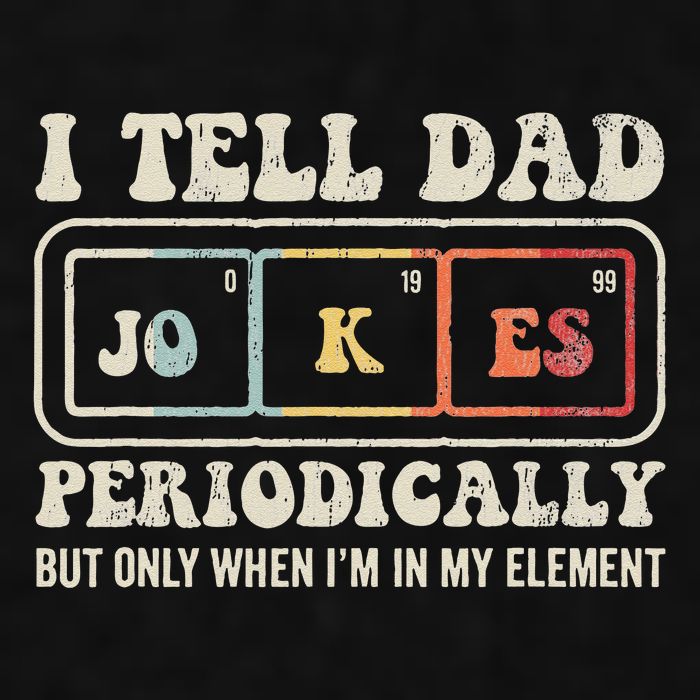 I Tell Dad Jokes Periodically Element Ladies PosiCharge Tri-Blend Wicking Tank