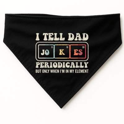 I Tell Dad Jokes Periodically Element USA-Made Doggie Bandana