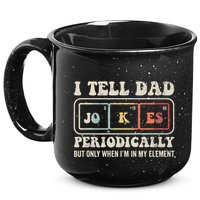 I Tell Dad Jokes Periodically Element 15oz Campfire Ceramic Mug