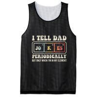 I Tell Dad Jokes Periodically Element Mesh Reversible Basketball Jersey Tank