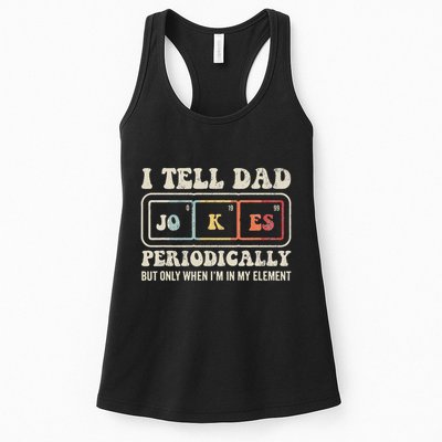 I Tell Dad Jokes Periodically Element Womens Tank Top