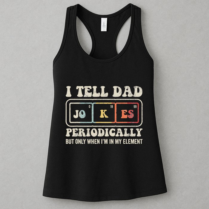 I Tell Dad Jokes Periodically Element Womens Tank Top
