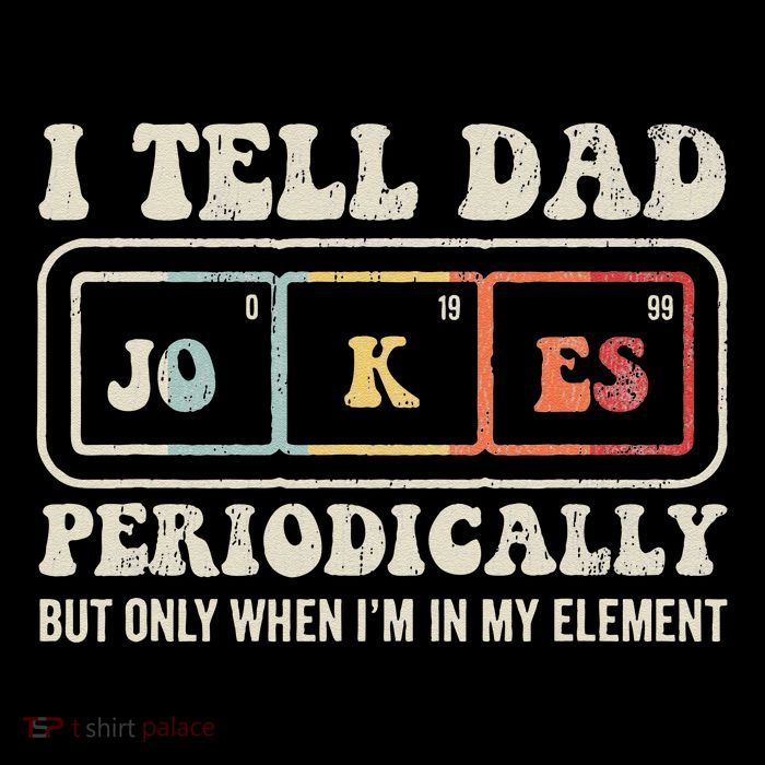 I Tell Dad Jokes Periodically Element Tie Dye Hoodie