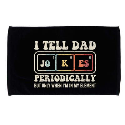 I Tell Dad Jokes Periodically Element Microfiber Hand Towel