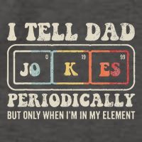 I Tell Dad Jokes Periodically Element Vector Backpack