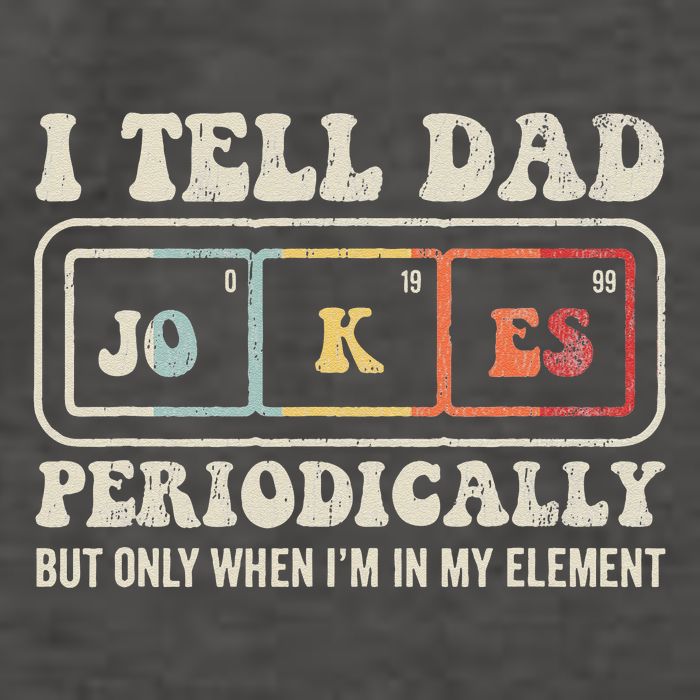 I Tell Dad Jokes Periodically Element Vector Backpack