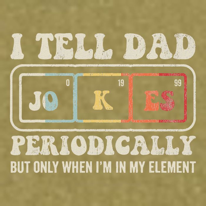 I Tell Dad Jokes Periodically Element Garment-Dyed Women's Muscle Tee