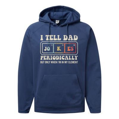 I Tell Dad Jokes Periodically Element Performance Fleece Hoodie