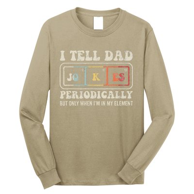 I Tell Dad Jokes Periodically Element Long Sleeve Shirt