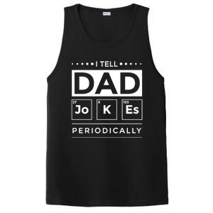 I Tell Dad Jokes Periodically Chemistry Elet Periodic Gift PosiCharge Competitor Tank