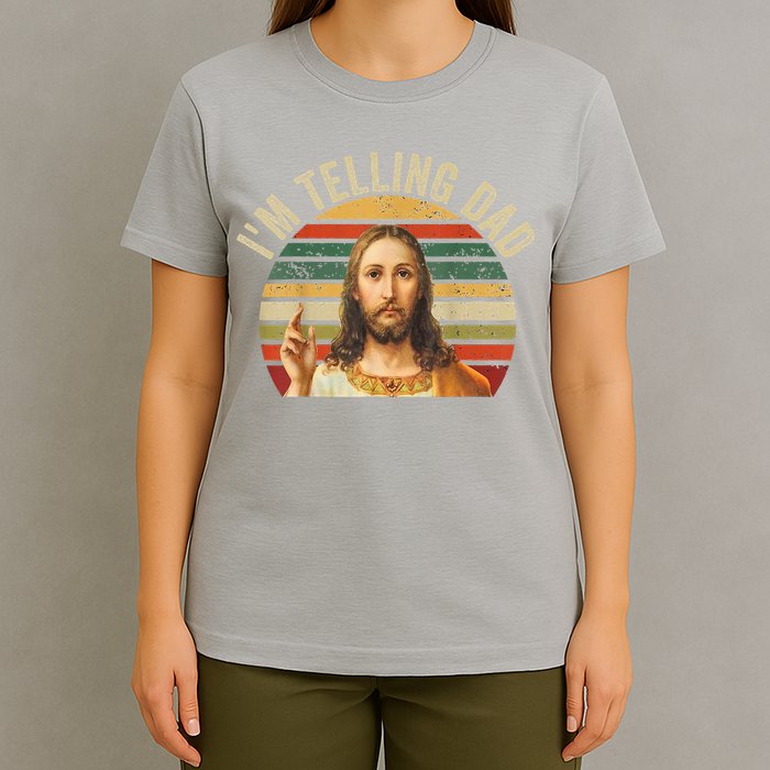 IM Telling Dad Funny Religious Christian Jesus Meme T-Shirt