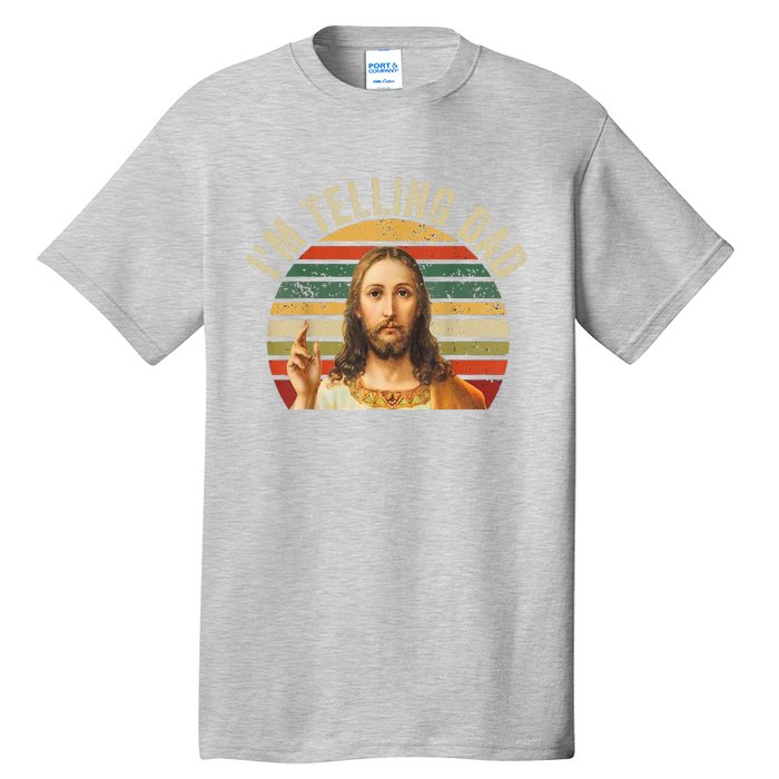 IM Telling Dad Funny Religious Christian Jesus Meme Tall T-Shirt