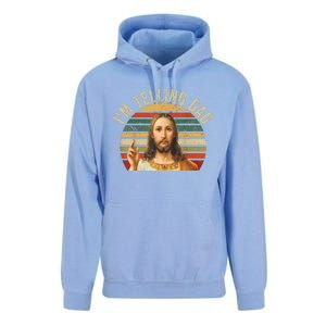 IM Telling Dad Funny Religious Christian Jesus Meme Unisex Surf Hoodie