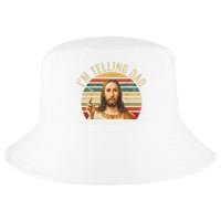 IM Telling Dad Funny Religious Christian Jesus Meme Cool Comfort Performance Bucket Hat