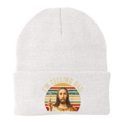 IM Telling Dad Funny Religious Christian Jesus Meme Beanie