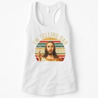 IM Telling Dad Funny Religious Christian Jesus Meme Womens Tank Top