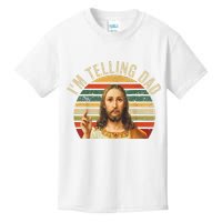 IM Telling Dad Funny Religious Christian Jesus Meme Kids T-Shirt