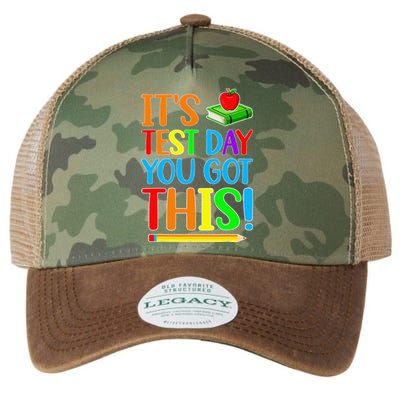 It's Test Day You Got This Funny Teacher Student Testing Day Legacy Tie Dye Trucker Hat