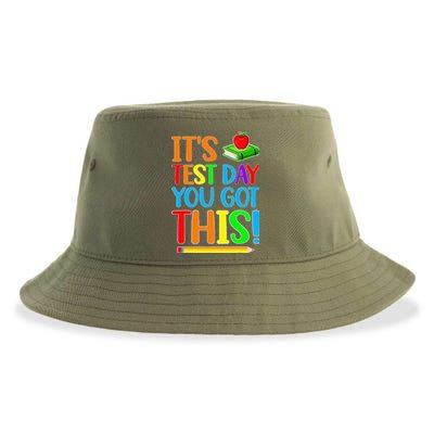 It's Test Day You Got This Funny Teacher Student Testing Day Sustainable Bucket Hat