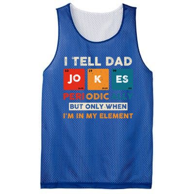 I Tell Dad Jokes Periodically Funny FatherS Day Gift Mesh Reversible Basketball Jersey Tank