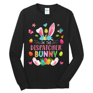 I'm The Dispatcher Bunny Easter Bunny Costume Funny Family Tall Long Sleeve T-Shirt