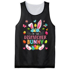 I'm The Dispatcher Bunny Easter Bunny Costume Funny Family Mesh Reversible Basketball Jersey Tank