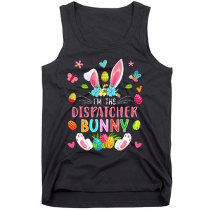 I'm The Dispatcher Bunny Easter Bunny Costume Funny Family Tank Top