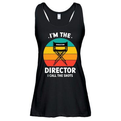 IM The Director I Call The Shots Funny Film Maker Ladies Essential Flowy Tank