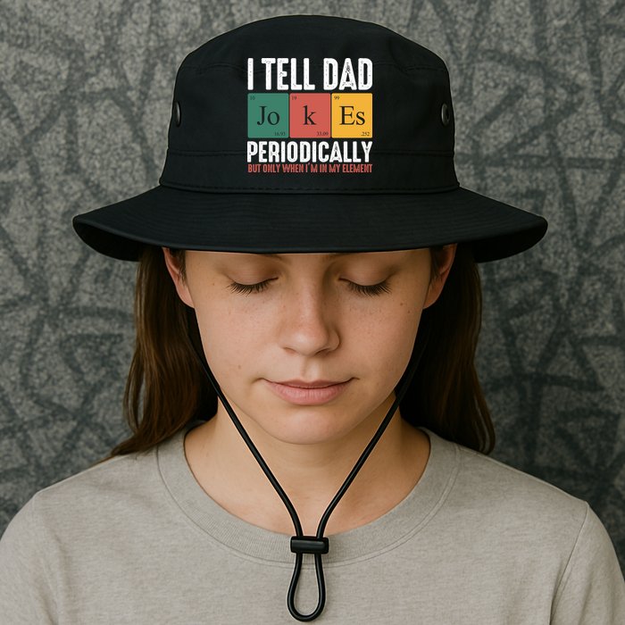 I Tell Dad Jokes Periodically Dad Funny Bucket Hat
