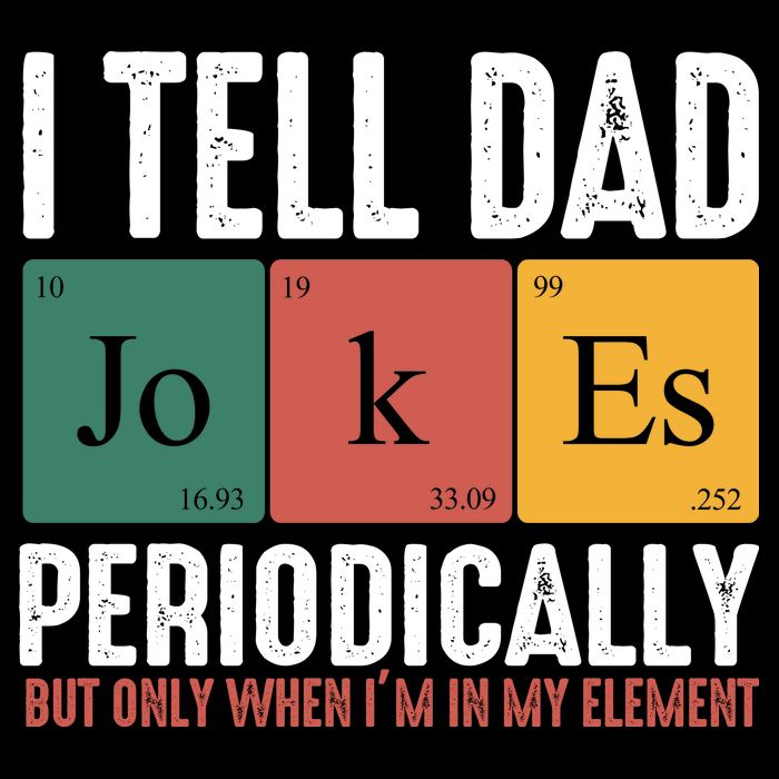 I Tell Dad Jokes Periodically Dad Funny Pom Pom 12in Knit Beanie