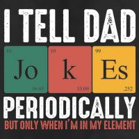 I Tell Dad Jokes Periodically Dad Funny Trucker Hat