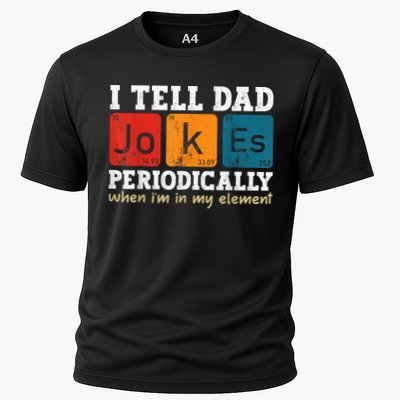 I Tell Dad Jokes Periodically Element Vintage Fathers Day Performance Shirt