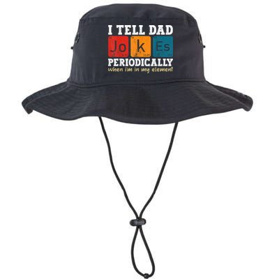 I Tell Dad Jokes Periodically Element Vintage Fathers Day Bucket Hat