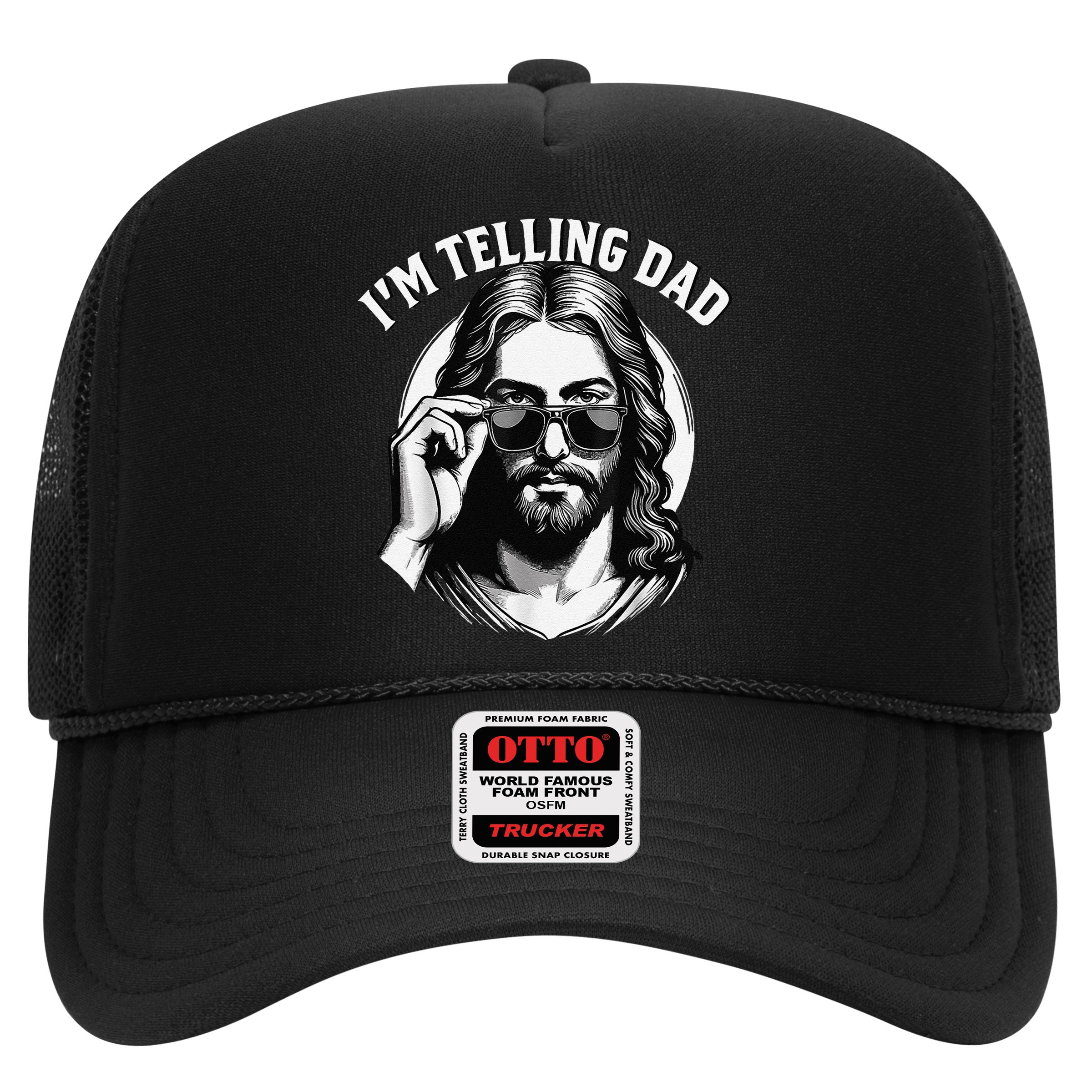 IM Telling Dad Jesus Wearing Sunglasses Hat