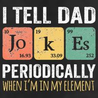 I Tell Dad Jokes Periodically But Only When Im My Element 7 Panel Mesh Trucker Snapback Hat