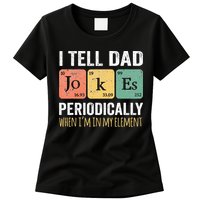 I Tell Dad Jokes Periodically But Only When Im My Element Womens T-Shirt
